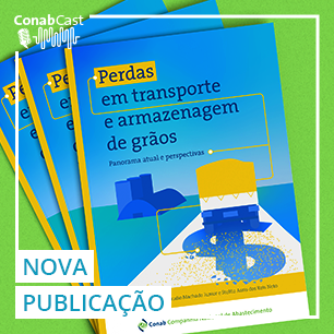 Livro da Conab discute índices de perdas no transporte e armazenagem de grãos